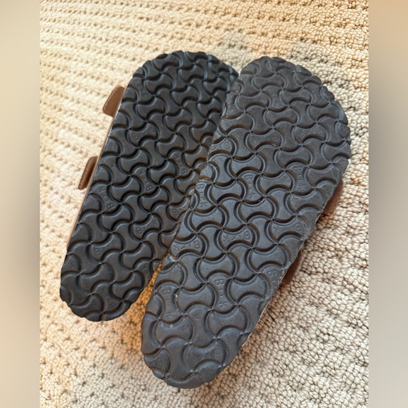 Birkenstock Women’s Arizona Soft Footbed Copper Metallic Sandals Size 40 / US 10 - Picture 7 of 8